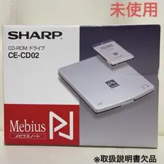 未使用品！ シャープ PCカード接続 CD-ROMドライブ CE-CD02