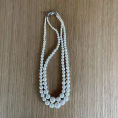 パールネックレス 2連