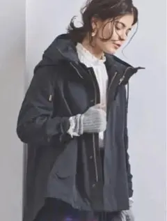 ザ リラクス ショートモッズコート 36 黒
