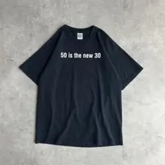 00s ギルダン メッセージプリントTシャツ シンプルデザイン