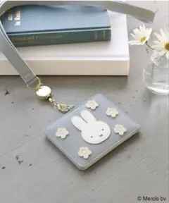 【未使用】miffy ミッフィー IDケース パスケース ブルー
