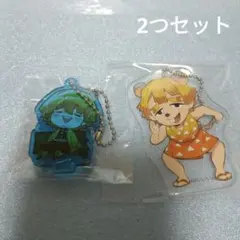 【鬼滅の刃】我妻善逸　ここみえ　チュウ逸　アクリルキーホルダー　2つセット