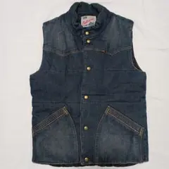 70s Lee キルティングベスト 黄色 古着 超美品 70's Lee Outerwear キルティングベスト 