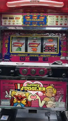 Lovely Juggler ラブリージャグラー 4号機 実機 スロット Lovely Juggler ラブリージャグラー 4号機 実機 スロット