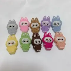 クロックス ジビッツ ラブブ 10点 カラフル セット LABUBU ラビット