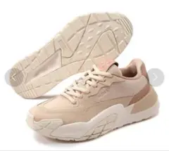 美品⭐︎PUMA Hedra Wn’s emmi プーマ エミ ベージュ 23㎝
