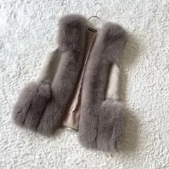 【極美品】 最高級 サガファーズ フォックス ロイヤル リアルファー 毛皮