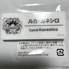 にじさんじフェス　ルカ・カネシロ　ネームバッジ