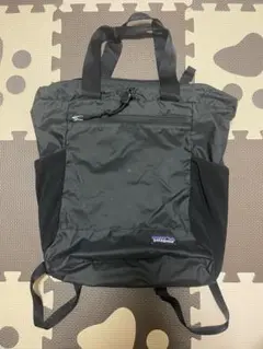 パタゴニア patagonia トートバッグ　ショルダーバッグ BLACK