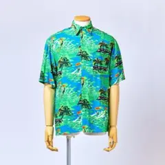 【90s Aloha Shirt】　ボタニカルシャツ ヴィンテージ アロハ