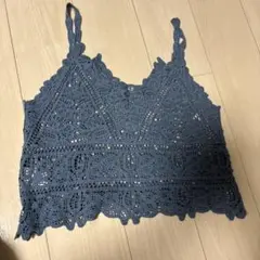新品かぎあみキャミソール