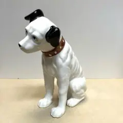 ビクター犬ニッパーくん置物　 【Victor】　陶器　高さ22センチ