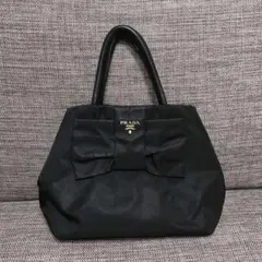 PRADA プラダ ナイロンリボンバッグ ブラック 黒