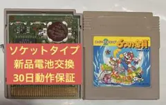 スーパーマリオランド2 6つの金貨 ソケットタイプ 新品電池交換