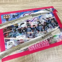 関コレ　らぶしっく　クリアファイルとらぶしっくサイン入り銀テ１本　2点セット