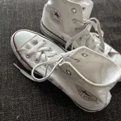 CONVERSE ホワイト スニーカー 24cm 5