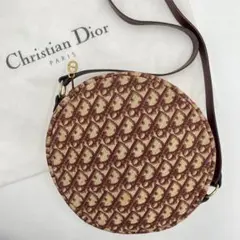 Christian Dior ショルダーバッグ トロッター CDゴールド金具 赤
