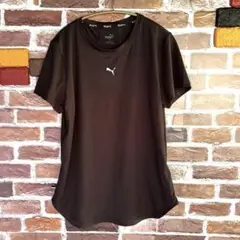 PUMA ブラック　ショートスリーブ ランニング　トップス　ＸＬ