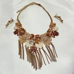 ティアラ ネックレス ピアス セット 海外結婚式 アクセサリー