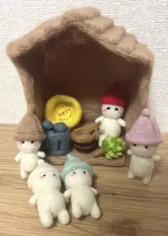 羊毛フェルト　サウナセット※キーホルダー可