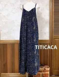 TITICACA キカ柄サロペット　オールインワン♡