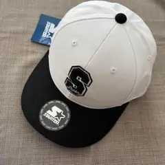 スターター STARTER BLUE LABEL　スナップバック キャップ 白