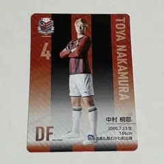 【北海道コンサドーレ札幌 】2025太鼓判メニューカード(4 中村桐耶選手)