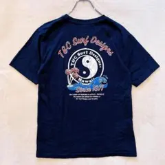 希少　T&C Surf Designs （M)　ネイビー Tシャツ　サーフ