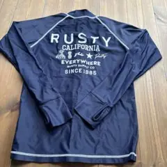 ラッシュガード 140 RUSTY ネイビー