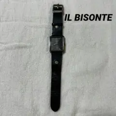 【廃盤】IL BISONTE（イル ビゾンテ） スクウェアウォッチ レザー 時計