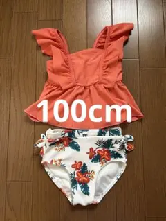 petit main フリル水着 100cm