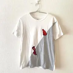 ☆【グラニフ】Tシャツ シゲオフクダ 刺繡デザイン 綿100％ カジュアル S