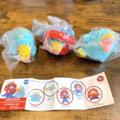 EXPO2025 イコちゃん カプセルぬいぐるみ 3個セット