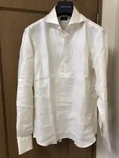 【未使用品】Maker's Shirt鎌倉　フレンチリネンカプリシャツ39-83