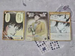 名探偵コナンカードゲーム 新たなる謎/黒影の襲来/信義の絆 高木/佐藤 CP3枚