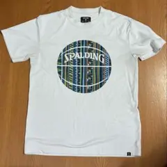 SPALDING グラフィックプリント バスケウェアL ホワイト