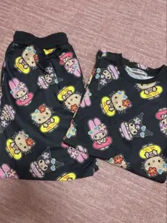 日焼けキティ サンリオ 4L Tシャツ ショートパンツセット