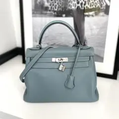 美品 HERMES エルメス ケリー28 トゴ シエル