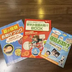 進研ゼミ チャレンジ 夏の宿題お助けブック 3冊セット