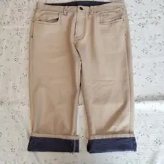 値下げ❗《良品❗》MALE&Co. (タカキュー)膝下ハーフパンツ