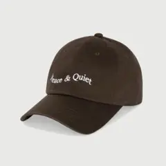 25ss PEACE & QUIET WORDMARK DAD HAT
