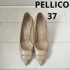 人気モデル＊ペリーコ ANELLI FIBBIA パンプス フラット 白【37