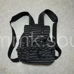 y2k 00s archive grunge stripe print bag