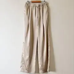 Spick&Span 2024AW シルキーサテンイージーパンツ 36