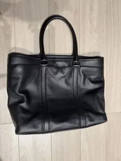 COACH トートバッグ メトロポリタン スムースレザー 肩掛け 黒