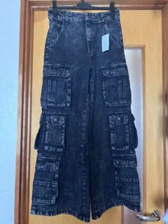 デニムカーゴパンツ