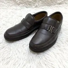 【美品】✨DAKS ダックス 26.5cm 革靴 ブラウン 鹿革 軽量 完売品