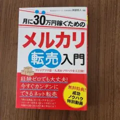 月に30万円稼ぐためのメルカリ転売入門