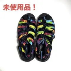 ❤️未使用品！keen レインボーカラー　スポーツサンダル　23.5cm