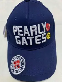 新品タグ付き PEARLY GATES パーリーゲイツ ゴルフキャップ 青い